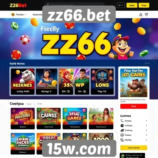 Análise da interface do site de jogos zz66.bet