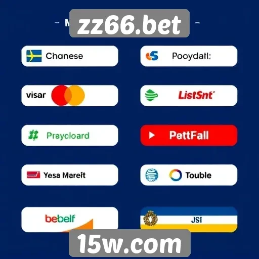Métodos de pagamento aceitos no zz66.bet